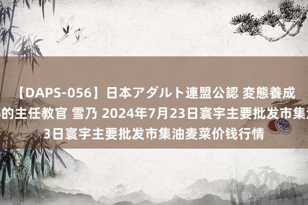 【DAPS-056】日本アダルト連盟公認 変態養成教育センター S的主任教官 雪乃 2024年7月23日寰宇主要批发市集油麦菜价钱行情