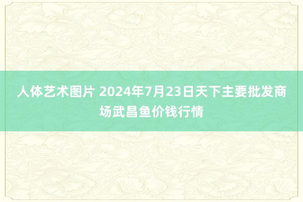 人体艺术图片 2024年7月23日天下主要批发商场武昌鱼价钱行情