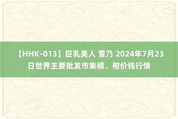 【HHK-013】巨乳美人 雪乃 2024年7月23日世界主要批发市集橘、柑价钱行情