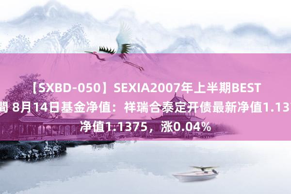 【SXBD-050】SEXIA2007年上半期BEST 全35作品8時間 8月14日基金净值：祥瑞合泰定开债最新净值1.1375，涨0.04%