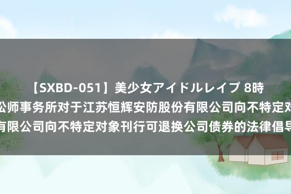 【SXBD-051】美少女アイドルレイプ 8時間 恒辉安防: 北京德恒讼师事务所对于江苏恒辉安防股份有限公司向不特定对象刊行可退换公司债券的法律倡导内容纲领