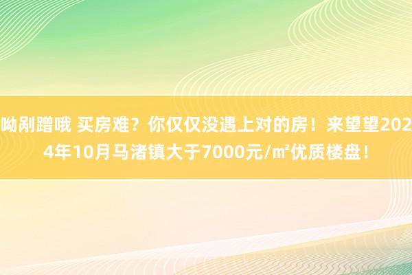 呦剐蹭哦 买房难？你仅仅没遇上对的房！来望望2024年10月马渚镇大于7000元/㎡优质楼盘！